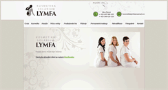 Desktop Screenshot of kosmetikalymfa.cz